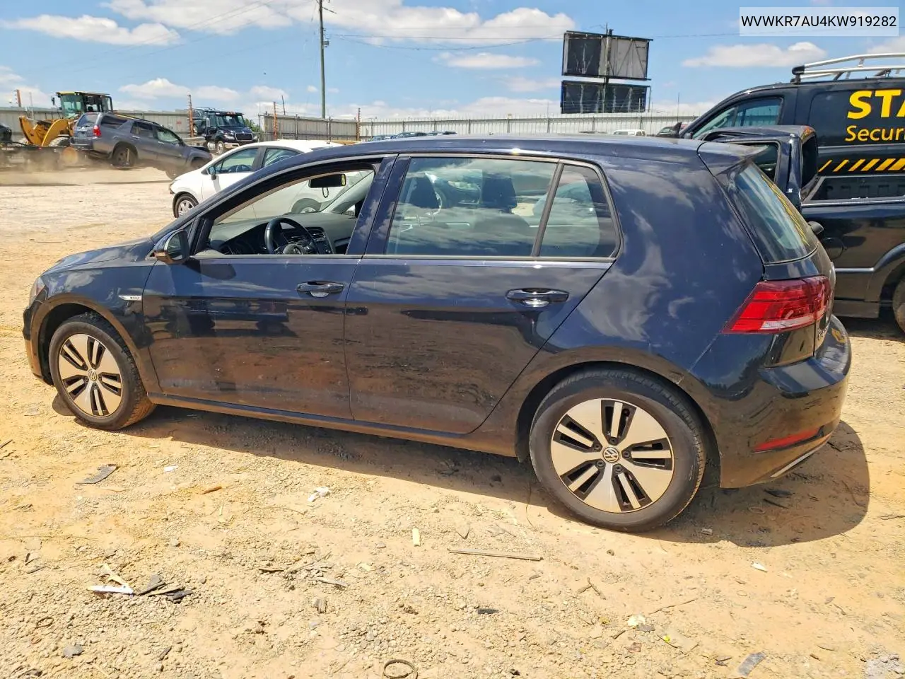 2019 Volkswagen E-Golf Se VIN: WVWKR7AU4KW919282 Lot: 57292246
