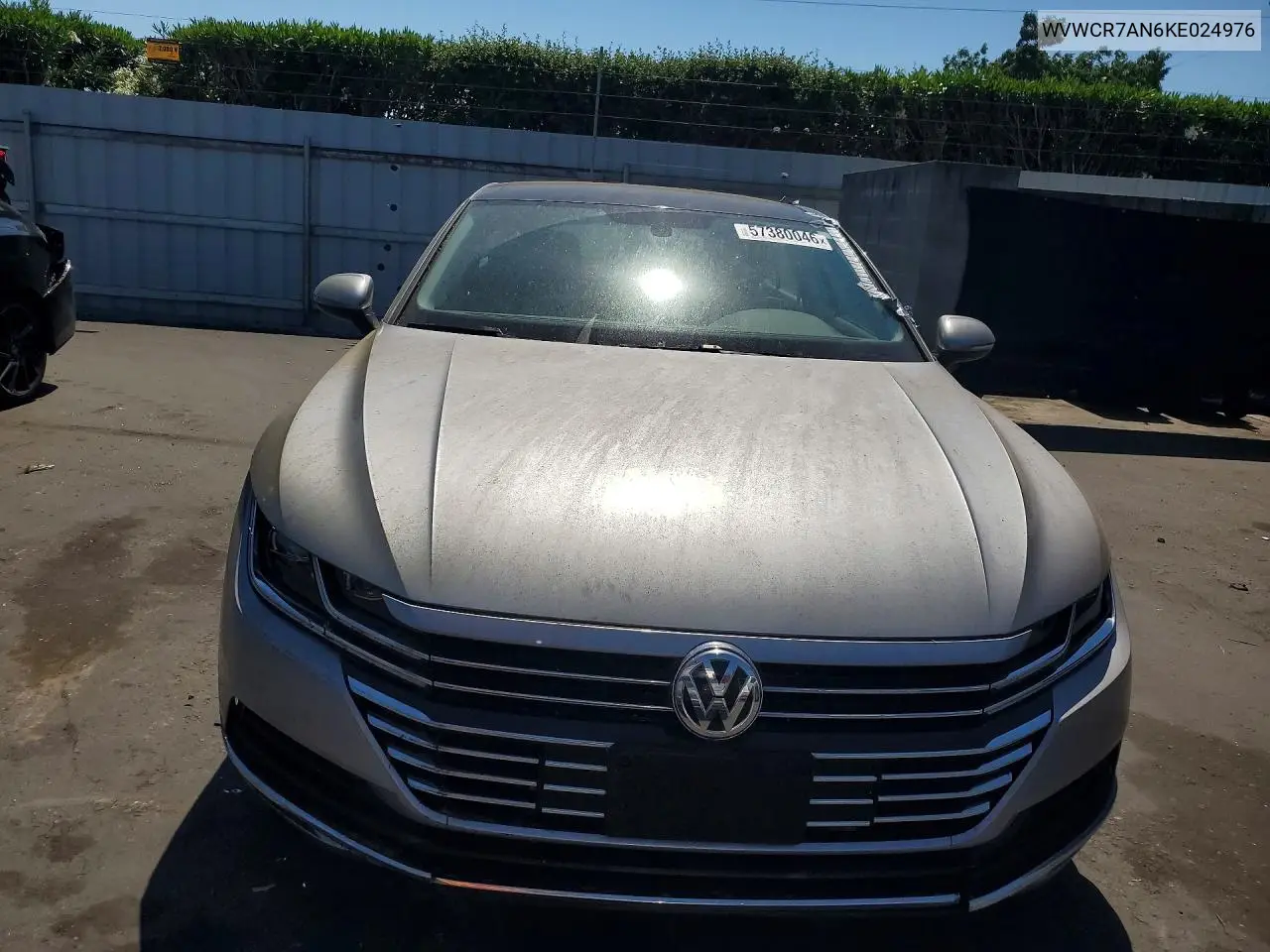 2019 Volkswagen Arteon Sel VIN: WVWCR7AN6KE024976 Lot: 57380046
