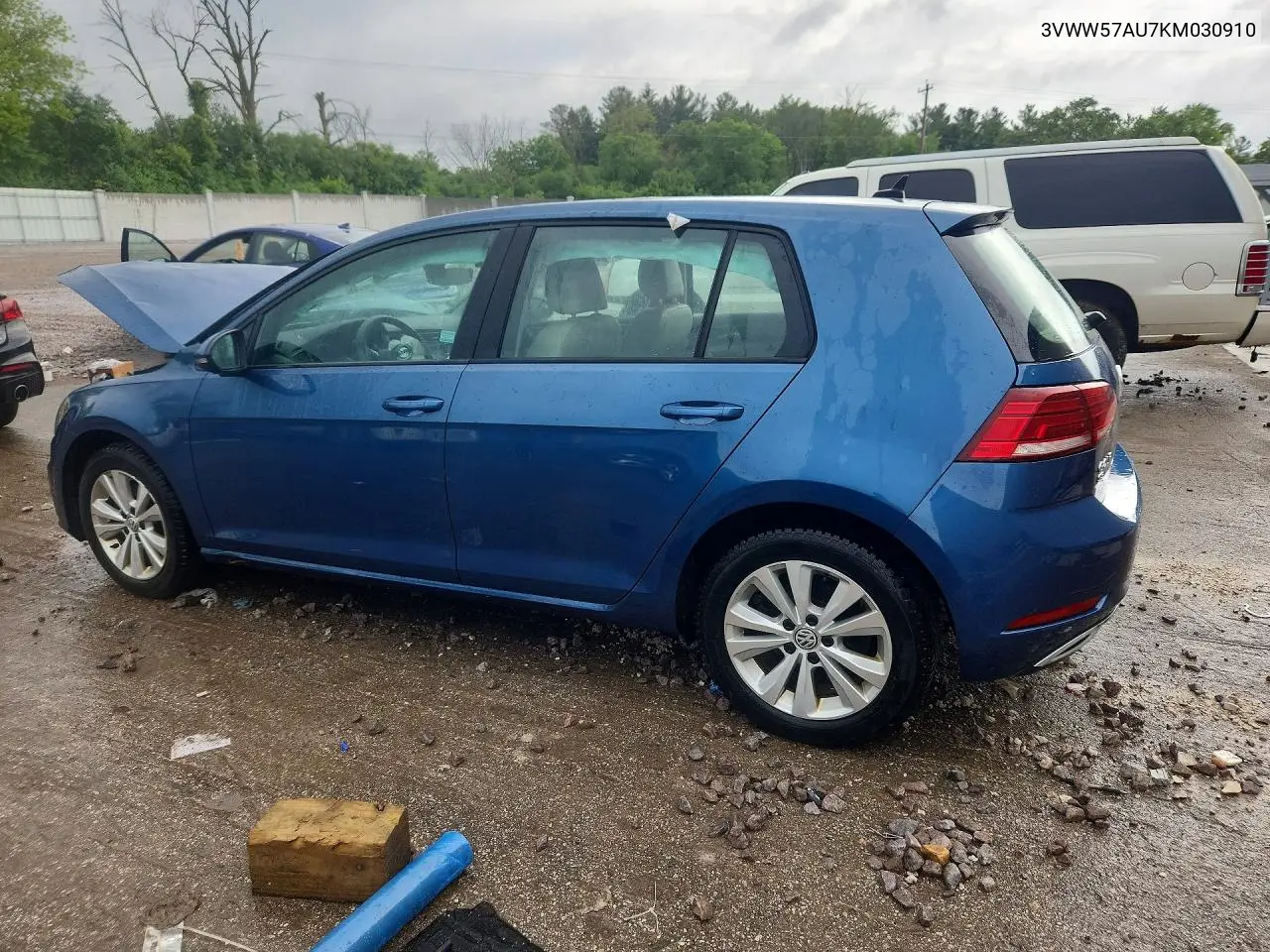 2019 Volkswagen Golf S VIN: 3VWW57AU7KM030910 Lot: 57659246