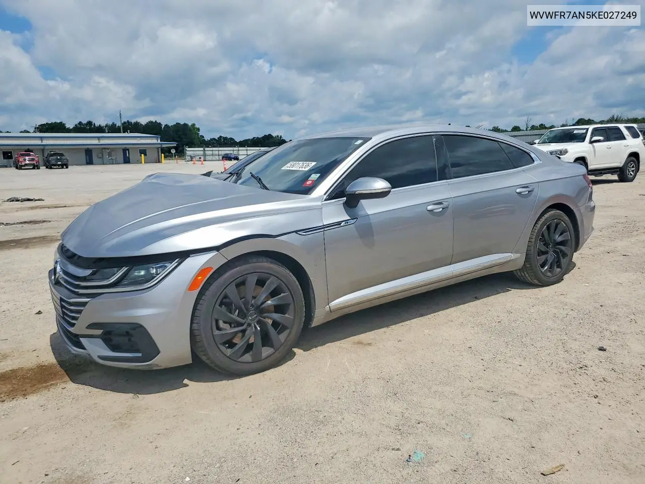 2019 Volkswagen Arteon Se VIN: WVWFR7AN5KE027249 Lot: 58017636