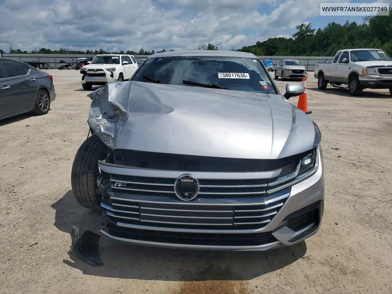 2019 Volkswagen Arteon Se VIN: WVWFR7AN5KE027249 Lot: 58017636