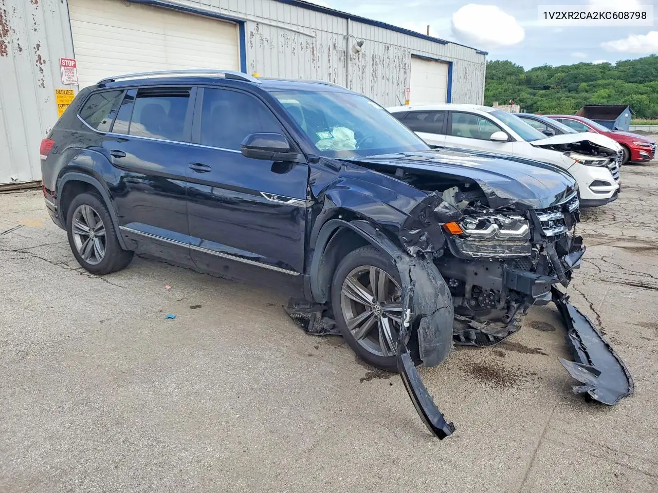 2019 Volkswagen Atlas Se VIN: 1V2XR2CA2KC608798 Lot: 58191786