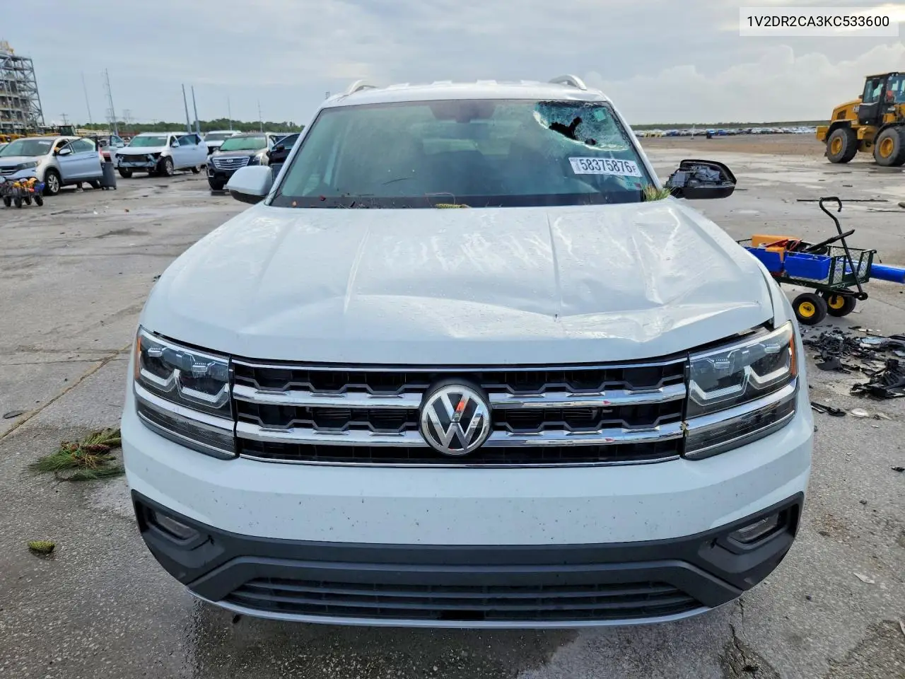 2019 Volkswagen Atlas Se VIN: 1V2DR2CA3KC533600 Lot: 58375876