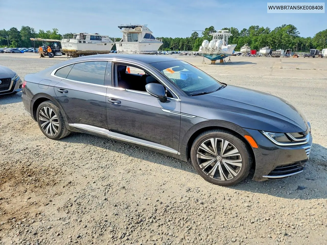 2019 Volkswagen Arteon Se VIN: WVWBR7AN5KE008408 Lot: 58396516