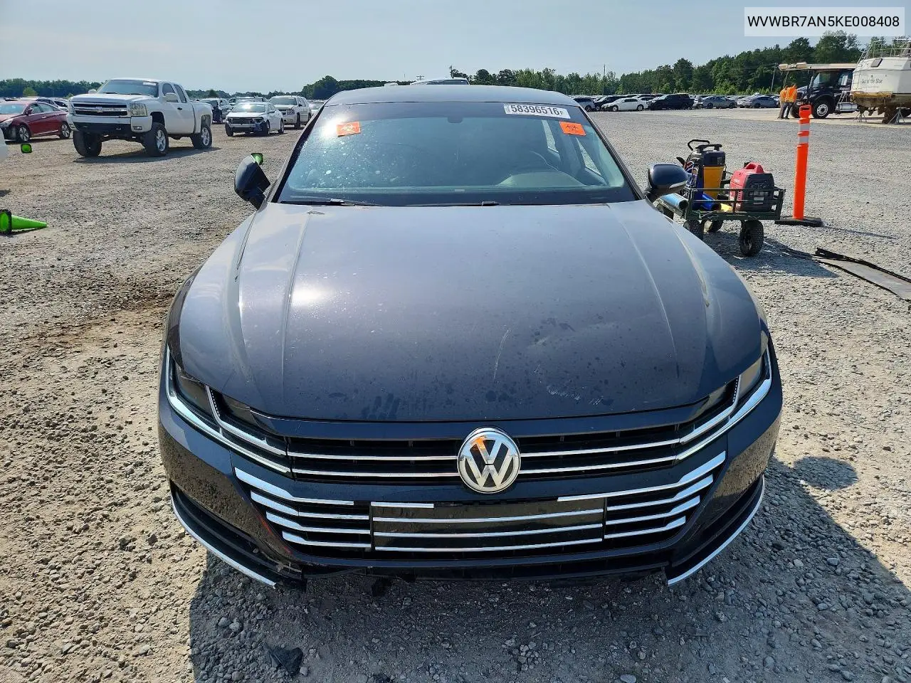 2019 Volkswagen Arteon Se VIN: WVWBR7AN5KE008408 Lot: 58396516