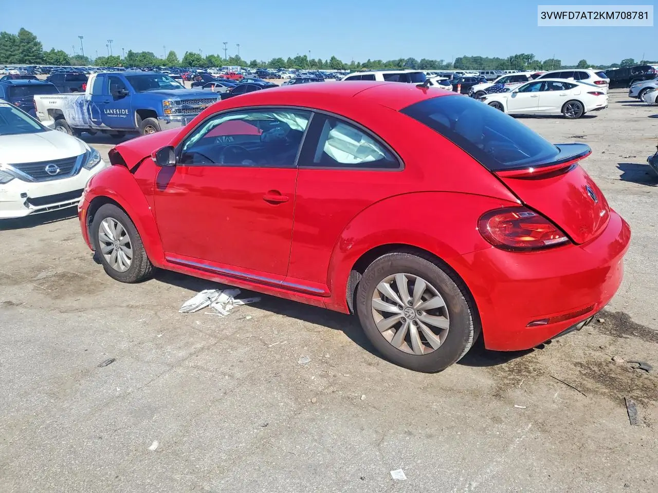2019 Volkswagen Beetle VIN: 3VWFD7AT2KM708781 Lot: 58444796