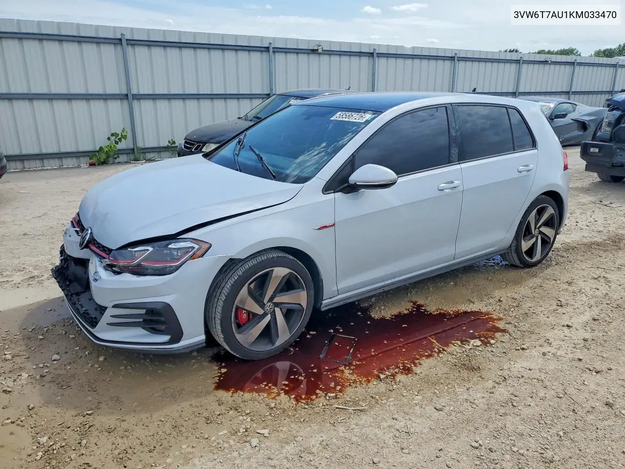 2019 Volkswagen Gti S VIN: 3VW6T7AU1KM033470 Lot: 58586726