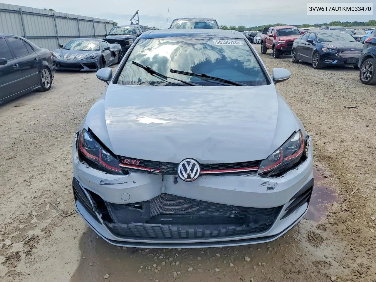 2019 Volkswagen Gti S VIN: 3VW6T7AU1KM033470 Lot: 58586726