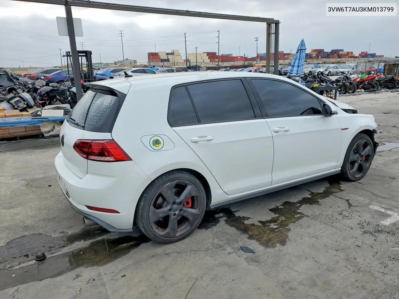 2019 Volkswagen Gti S VIN: 3VW6T7AU3KM013799 Lot: 58746196