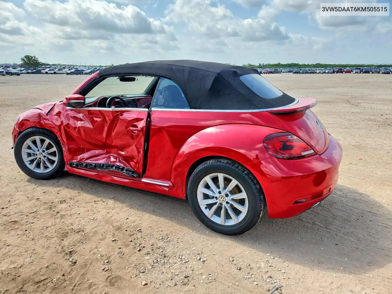 2019 Volkswagen Beetle S VIN: 3VW5DAAT6KM505515 Lot: 59183316