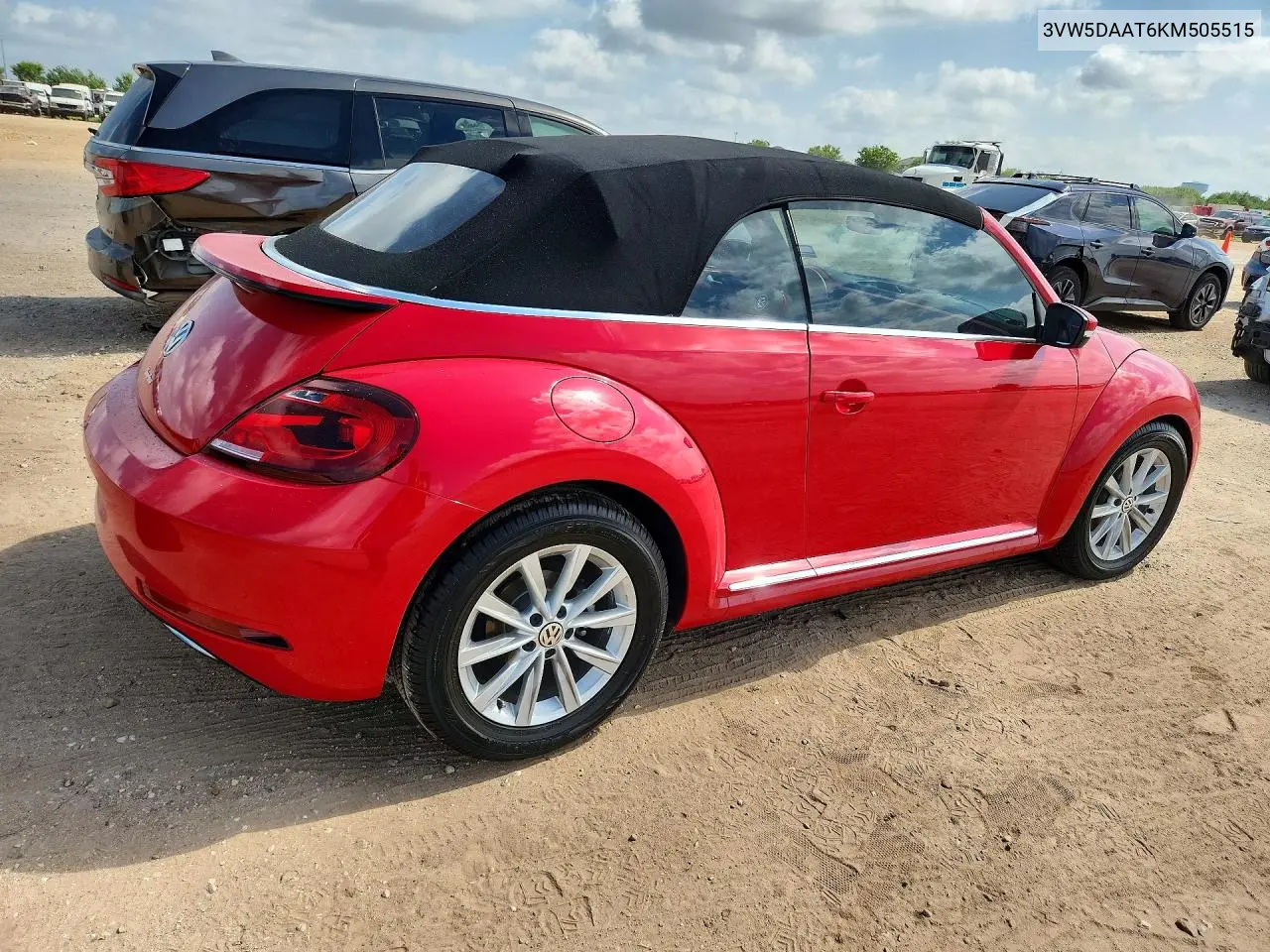 2019 Volkswagen Beetle S VIN: 3VW5DAAT6KM505515 Lot: 59183316