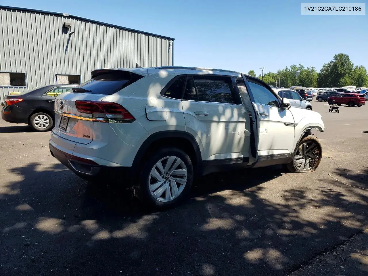 2020 Volkswagen Atlas Cross Sport Se VIN: 1V21C2CA7LC210186 Lot: 57954166