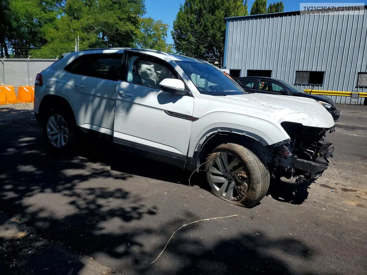2020 Volkswagen Atlas Cross Sport Se VIN: 1V21C2CA7LC210186 Lot: 57954166