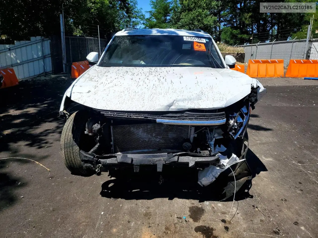 2020 Volkswagen Atlas Cross Sport Se VIN: 1V21C2CA7LC210186 Lot: 57954166