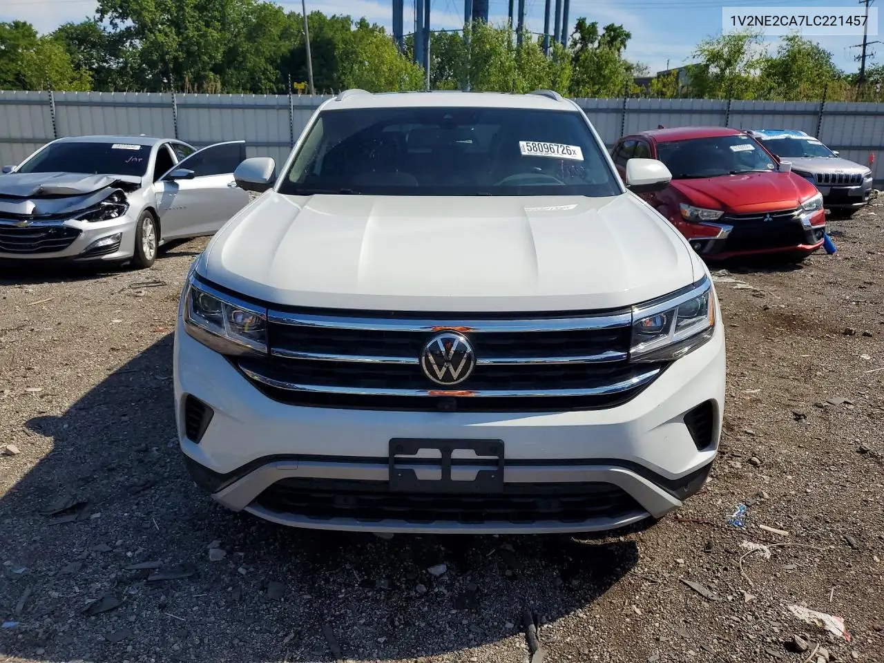 2020 Volkswagen Atlas Cross Sport Sel Premium VIN: 1V2NE2CA7LC221457 Lot: 58096726