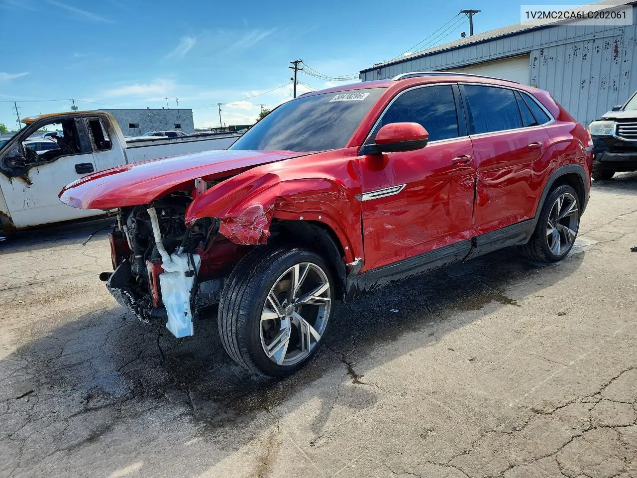 2020 Volkswagen Atlas Cross Sport Sel VIN: 1V2MC2CA6LC202061 Lot: 58418296