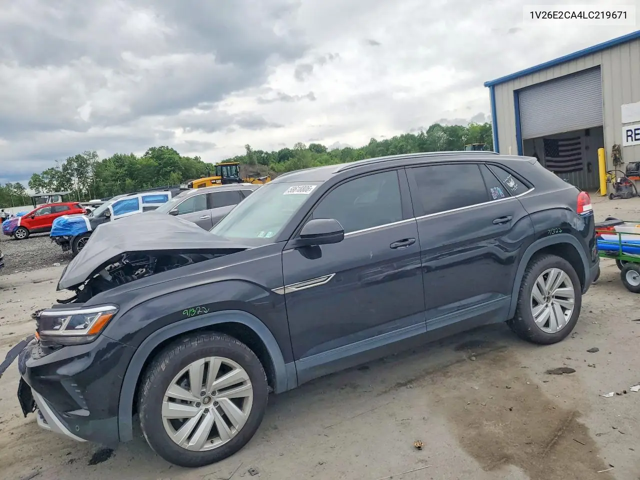 2020 Volkswagen Atlas Cross Sport Se VIN: 1V26E2CA4LC219671 Lot: 58618806