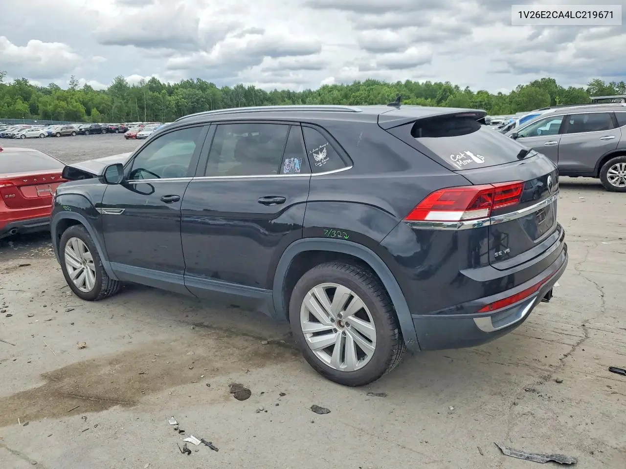 2020 Volkswagen Atlas Cross Sport Se VIN: 1V26E2CA4LC219671 Lot: 58618806