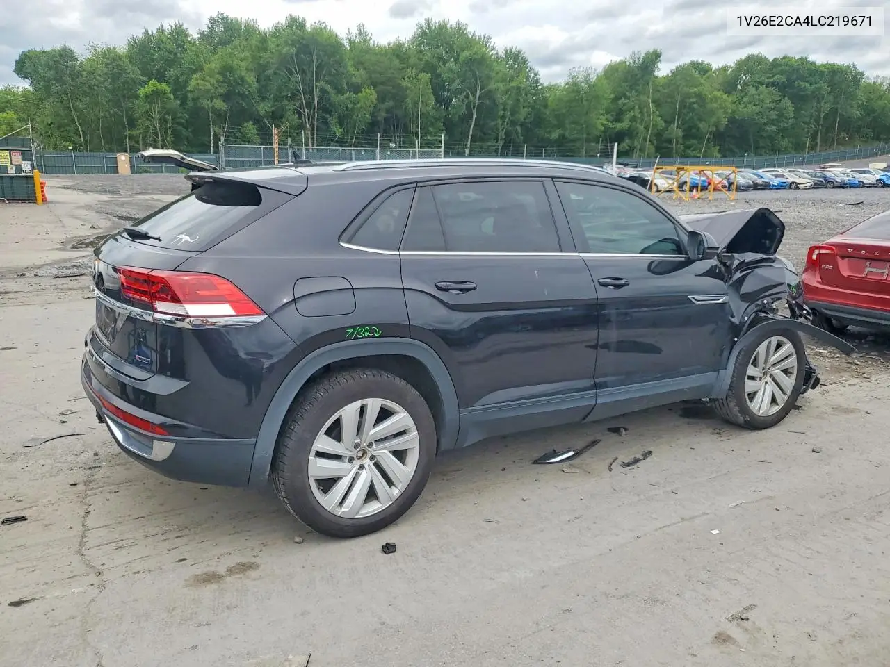 2020 Volkswagen Atlas Cross Sport Se VIN: 1V26E2CA4LC219671 Lot: 58618806