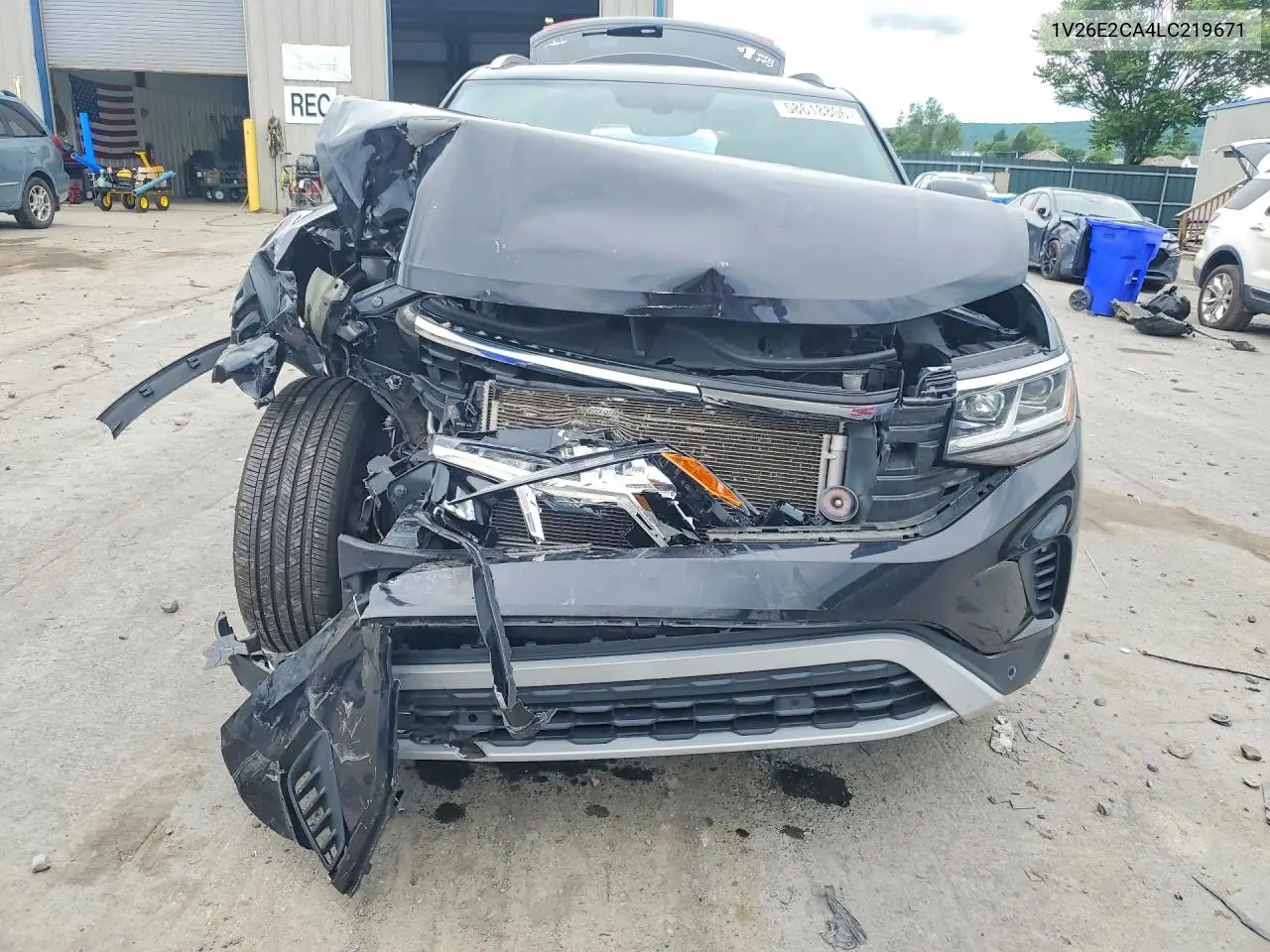 2020 Volkswagen Atlas Cross Sport Se VIN: 1V26E2CA4LC219671 Lot: 58618806