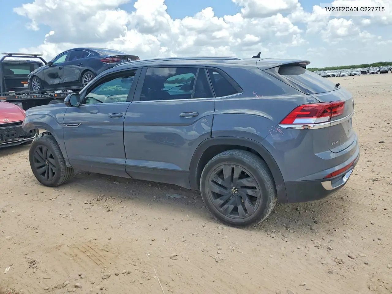 2020 Volkswagen Atlas Cross Sport Se VIN: 1V25E2CA0LC227715 Lot: 58984786