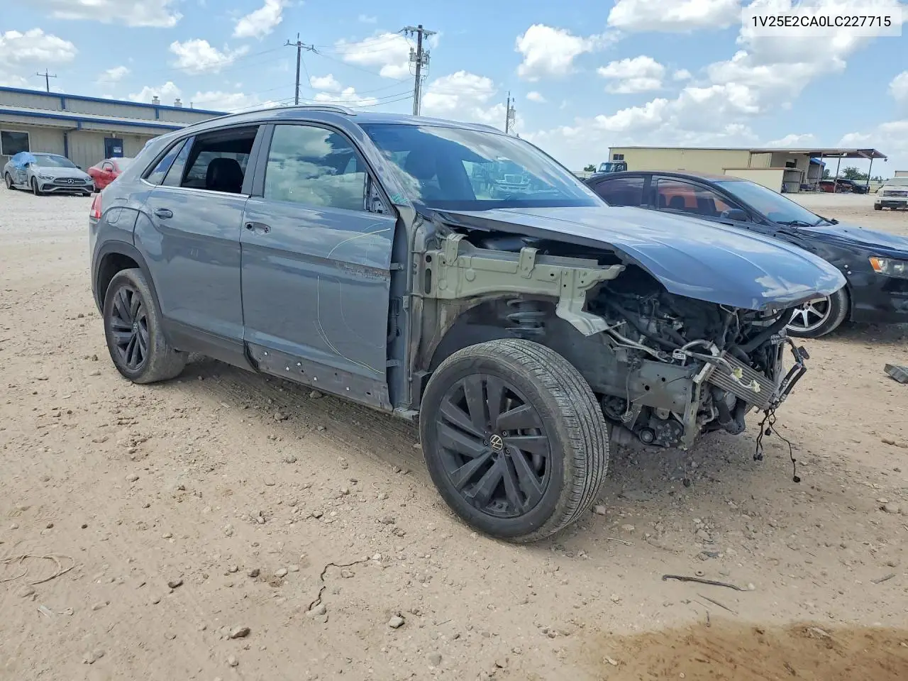 2020 Volkswagen Atlas Cross Sport Se VIN: 1V25E2CA0LC227715 Lot: 58984786