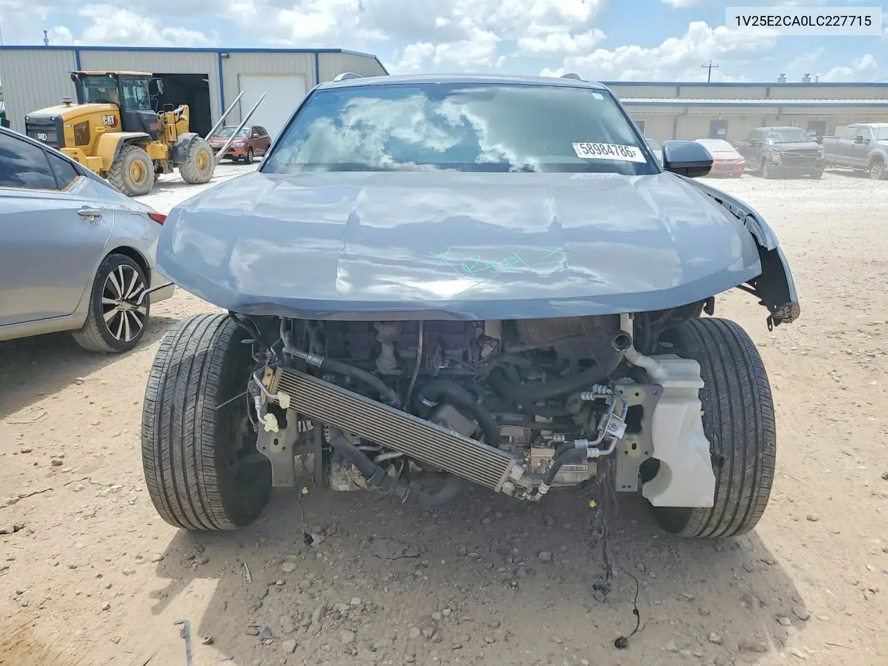 2020 Volkswagen Atlas Cross Sport Se VIN: 1V25E2CA0LC227715 Lot: 58984786