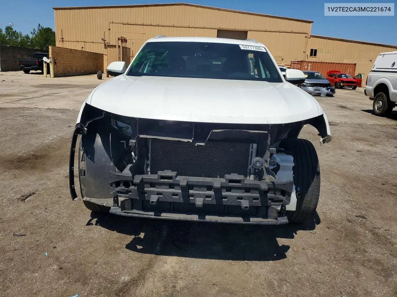 2021 Volkswagen Atlas Cross Sport Sel Premium VIN: 1V2TE2CA3MC221674 Lot: 53777326