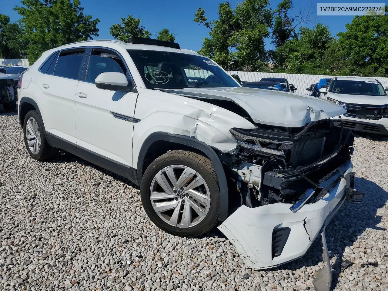 2021 Volkswagen Atlas Cross Sport Sel VIN: 1V2BE2CA9MC222274 Lot: 54494436