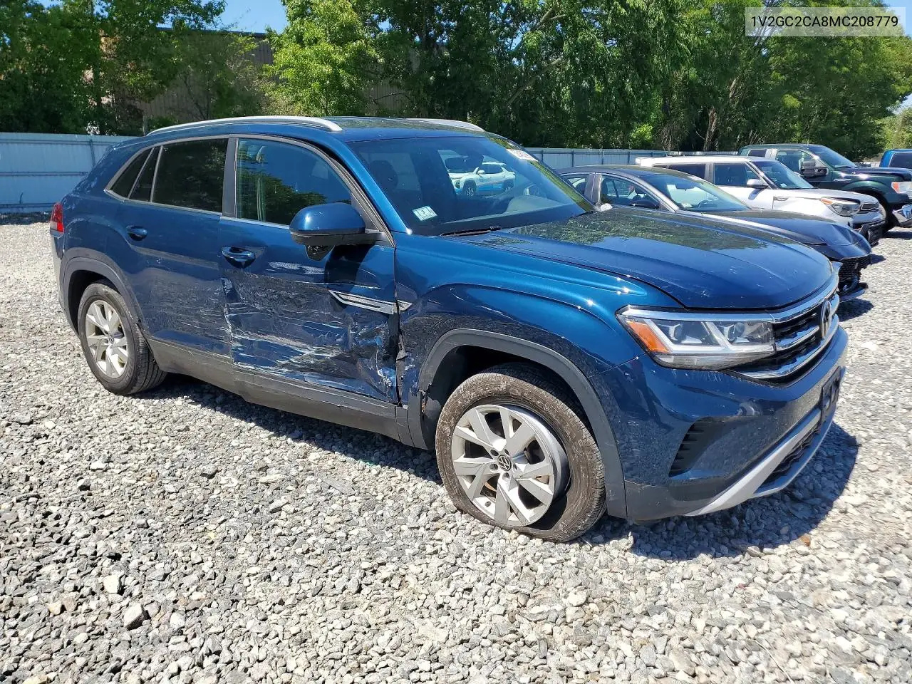 2021 Volkswagen Atlas Cross Sport S VIN: 1V2GC2CA8MC208779 Lot: 56450996