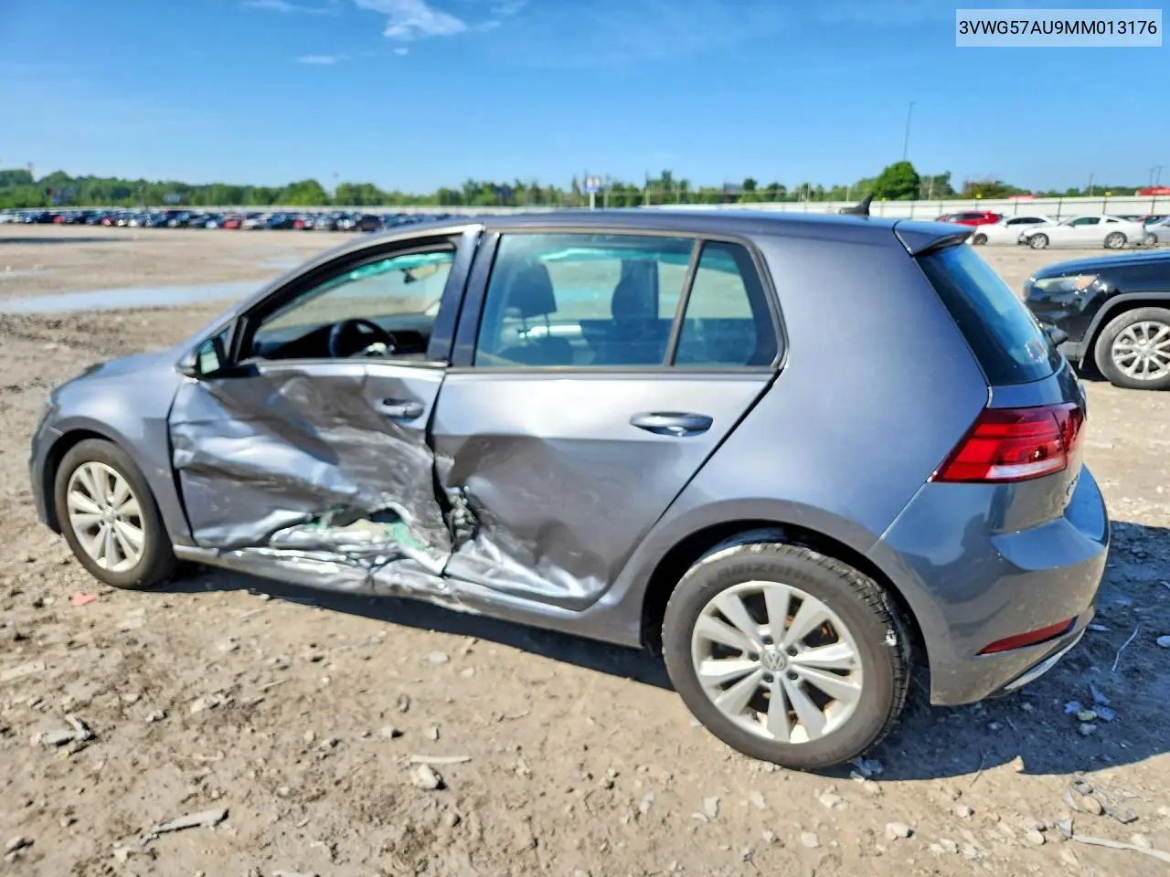 2021 Volkswagen Golf VIN: 3VWG57AU9MM013176 Lot: 56641026