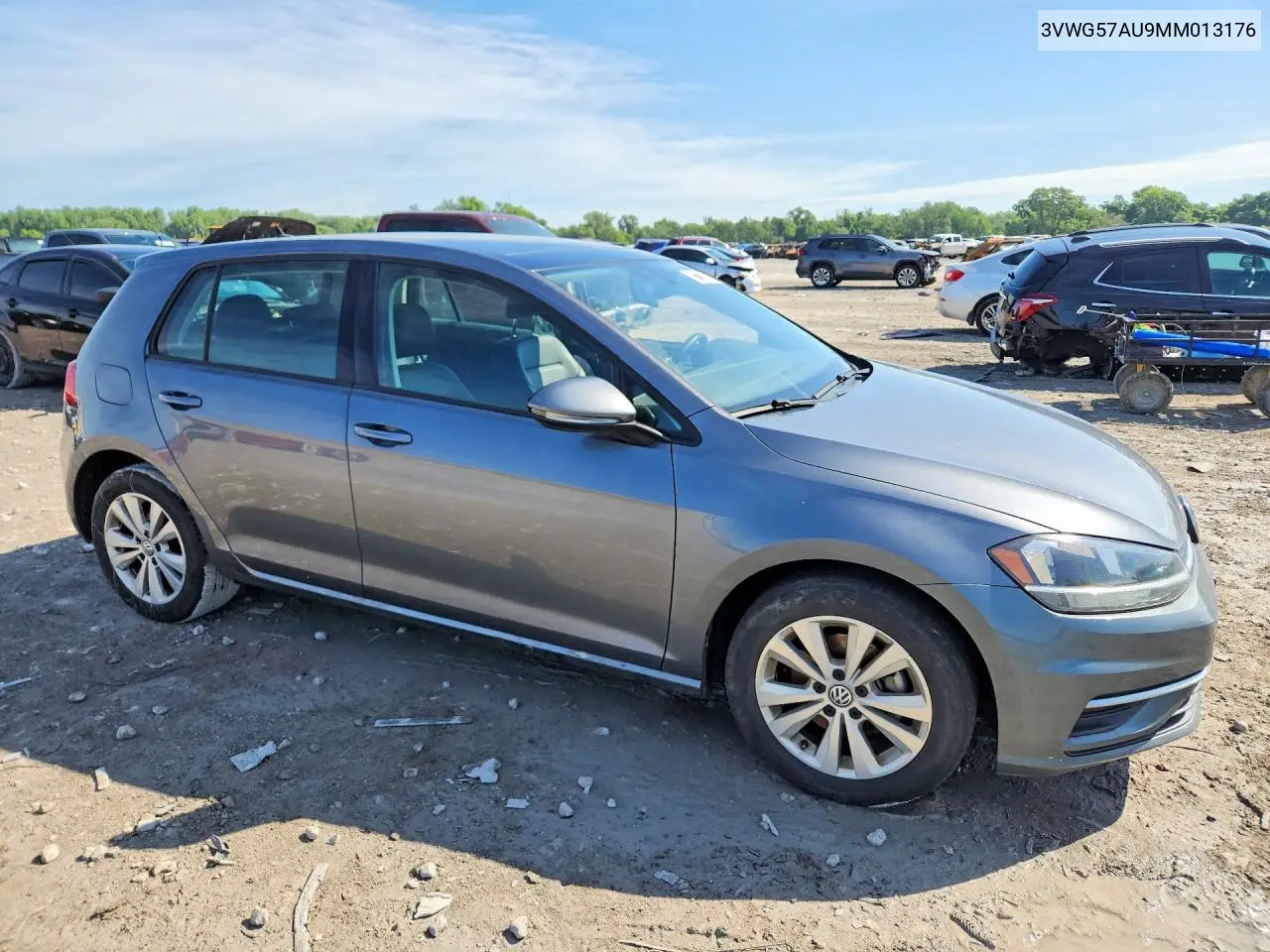 2021 Volkswagen Golf VIN: 3VWG57AU9MM013176 Lot: 56641026