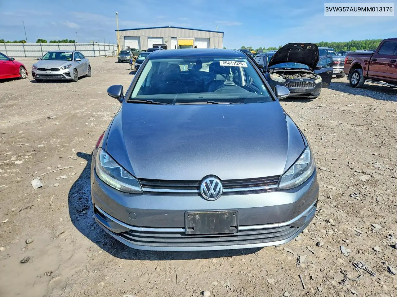 2021 Volkswagen Golf VIN: 3VWG57AU9MM013176 Lot: 56641026
