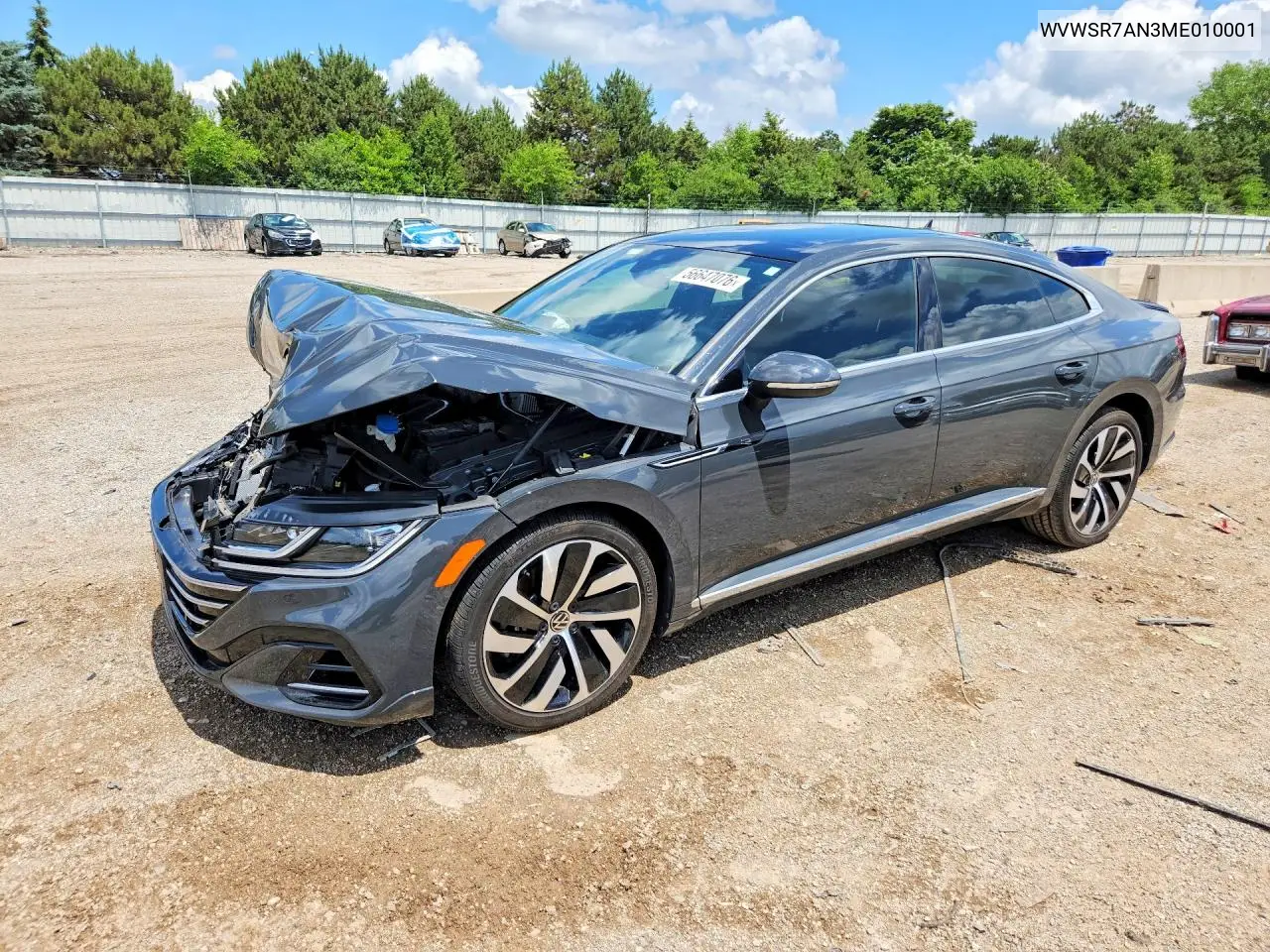 2021 Volkswagen Arteon Sel R-Line VIN: WVWSR7AN3ME010001 Lot: 56647076