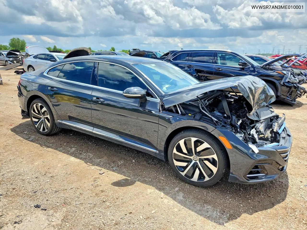 2021 Volkswagen Arteon Sel R-Line VIN: WVWSR7AN3ME010001 Lot: 56647076
