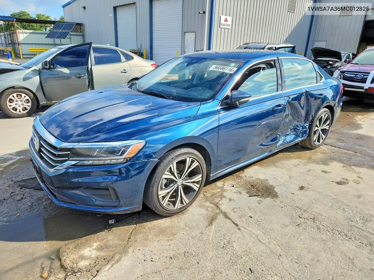 2021 Volkswagen Passat Se VIN: 1VWSA7A36MC012825 Lot: 56696116