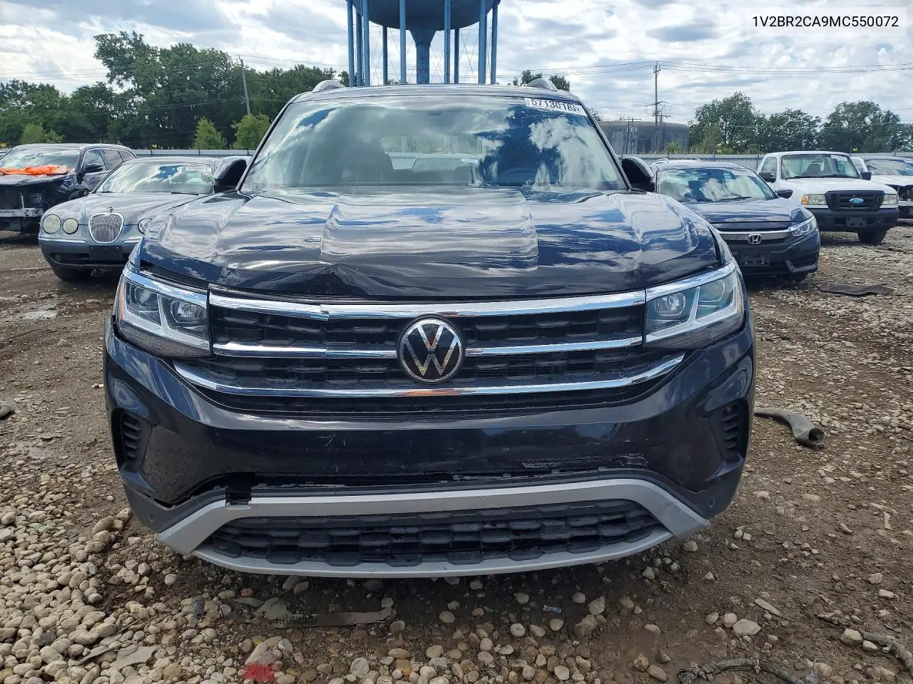 2021 Volkswagen Atlas Sel VIN: 1V2BR2CA9MC550072 Lot: 57130186