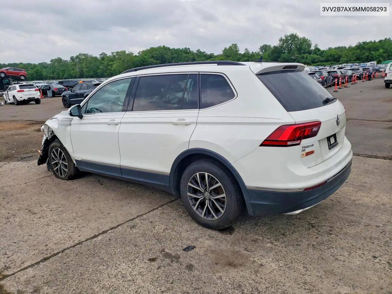 2021 Volkswagen Tiguan Se VIN: 3VV2B7AX5MM058293 Lot: 57832526