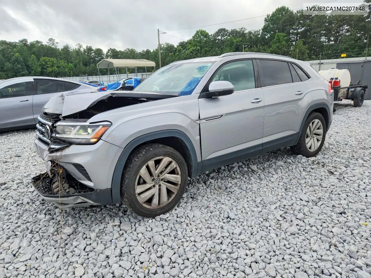 2021 Volkswagen Atlas Cross Sport Se VIN: 1V2JE2CA1MC207148 Lot: 57867546