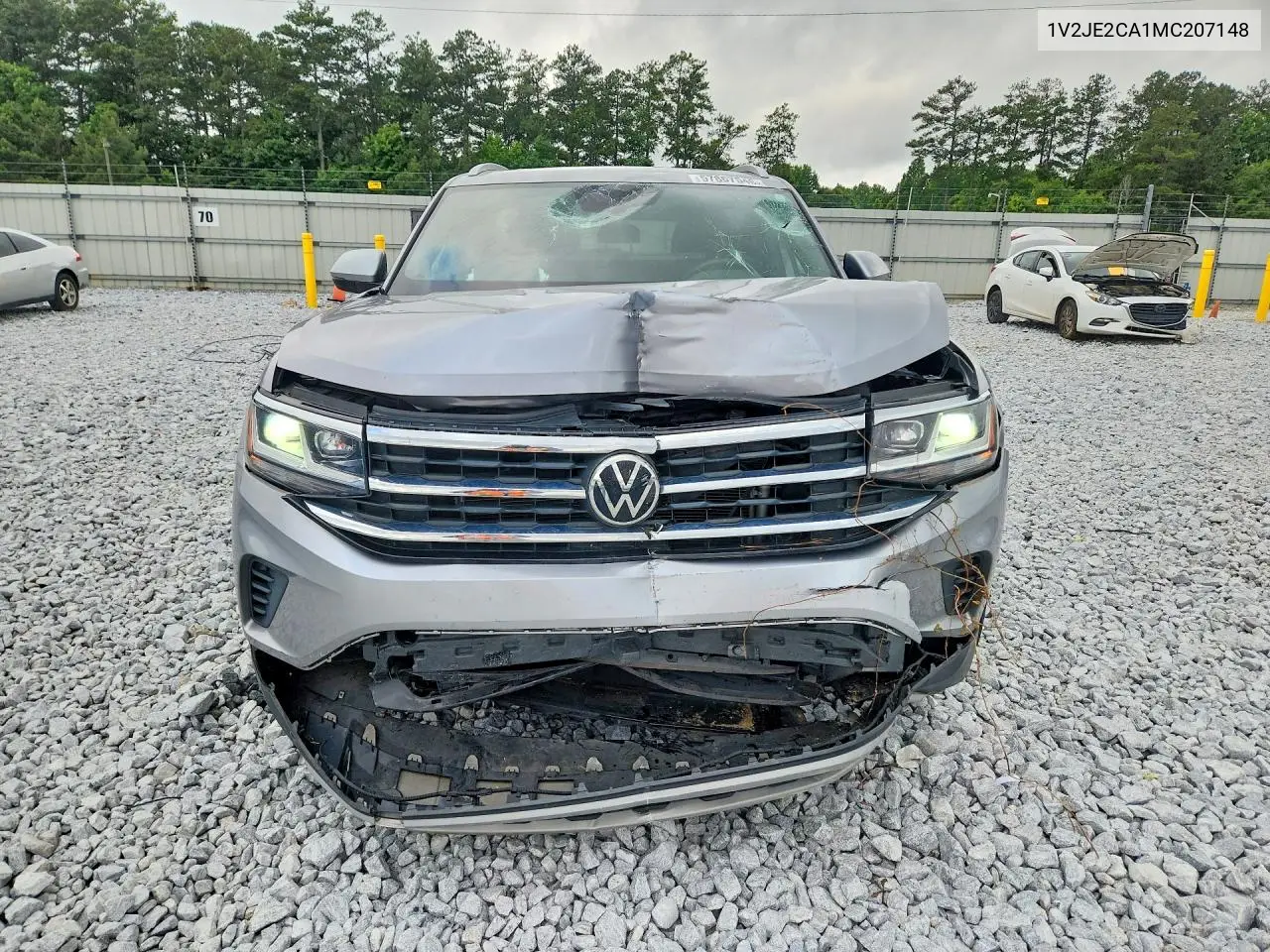 2021 Volkswagen Atlas Cross Sport Se VIN: 1V2JE2CA1MC207148 Lot: 57867546
