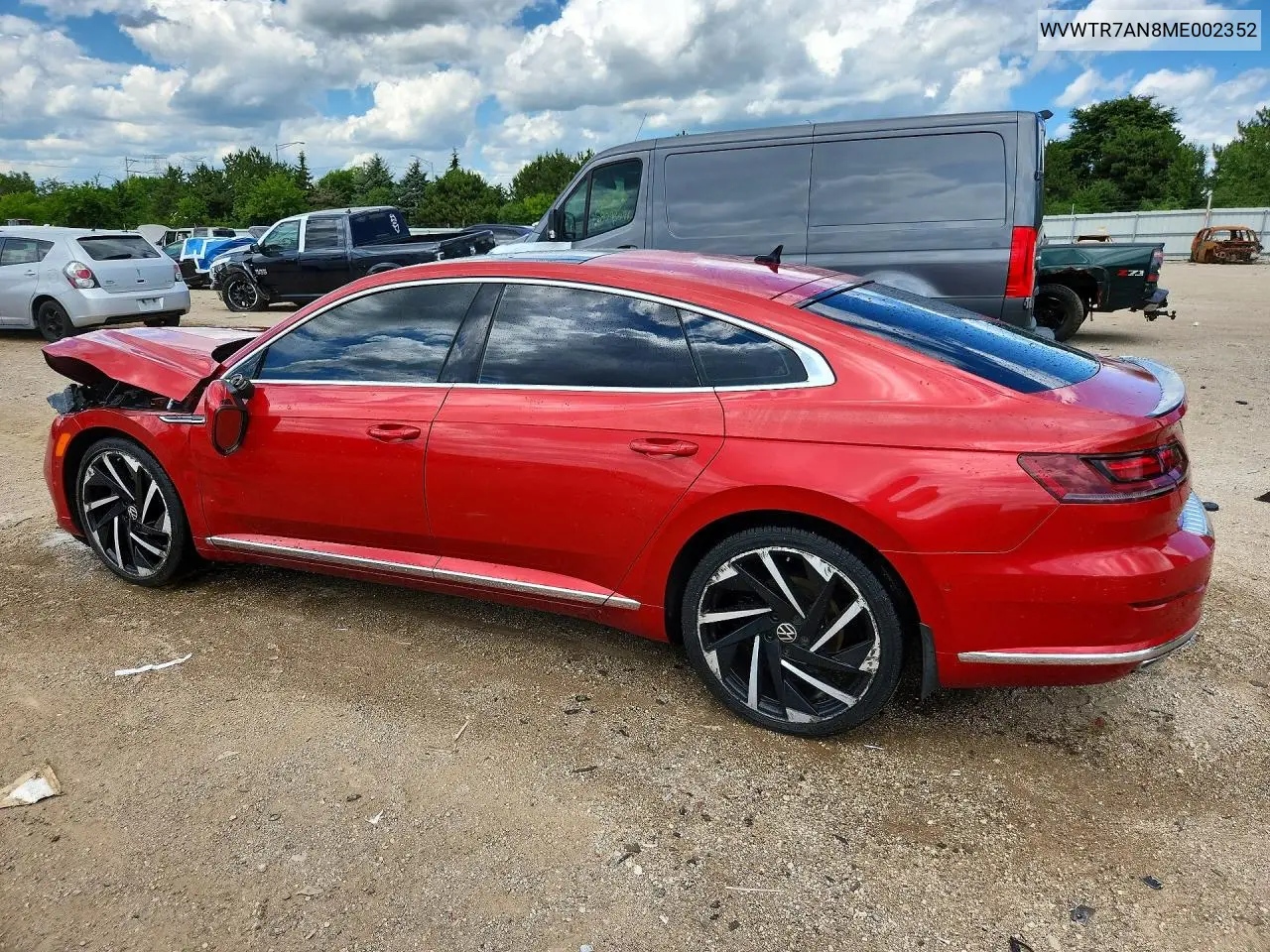 2021 Volkswagen Arteon Sel Premium R-Line VIN: WVWTR7AN8ME002352 Lot: 58219816