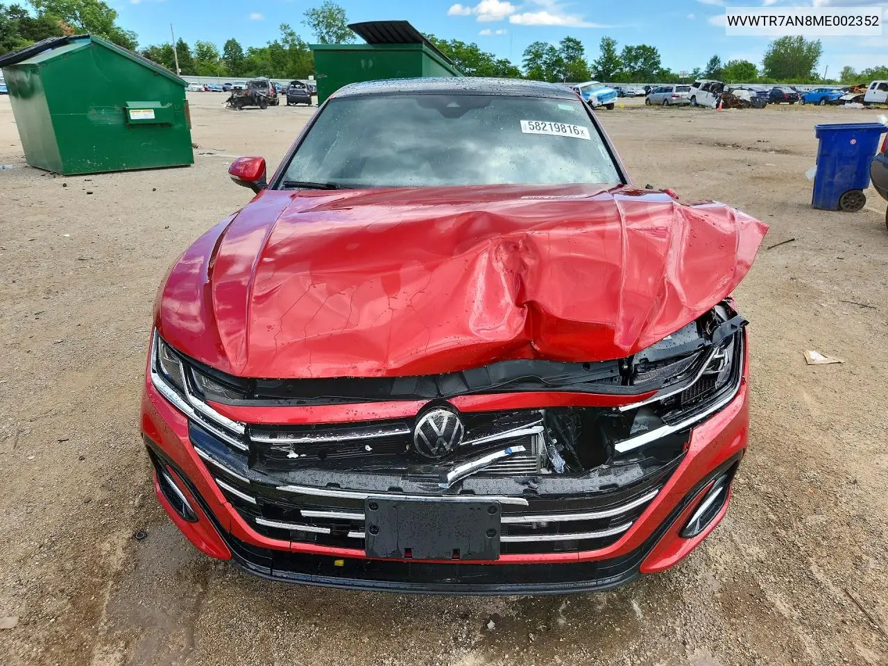 2021 Volkswagen Arteon Sel Premium R-Line VIN: WVWTR7AN8ME002352 Lot: 58219816
