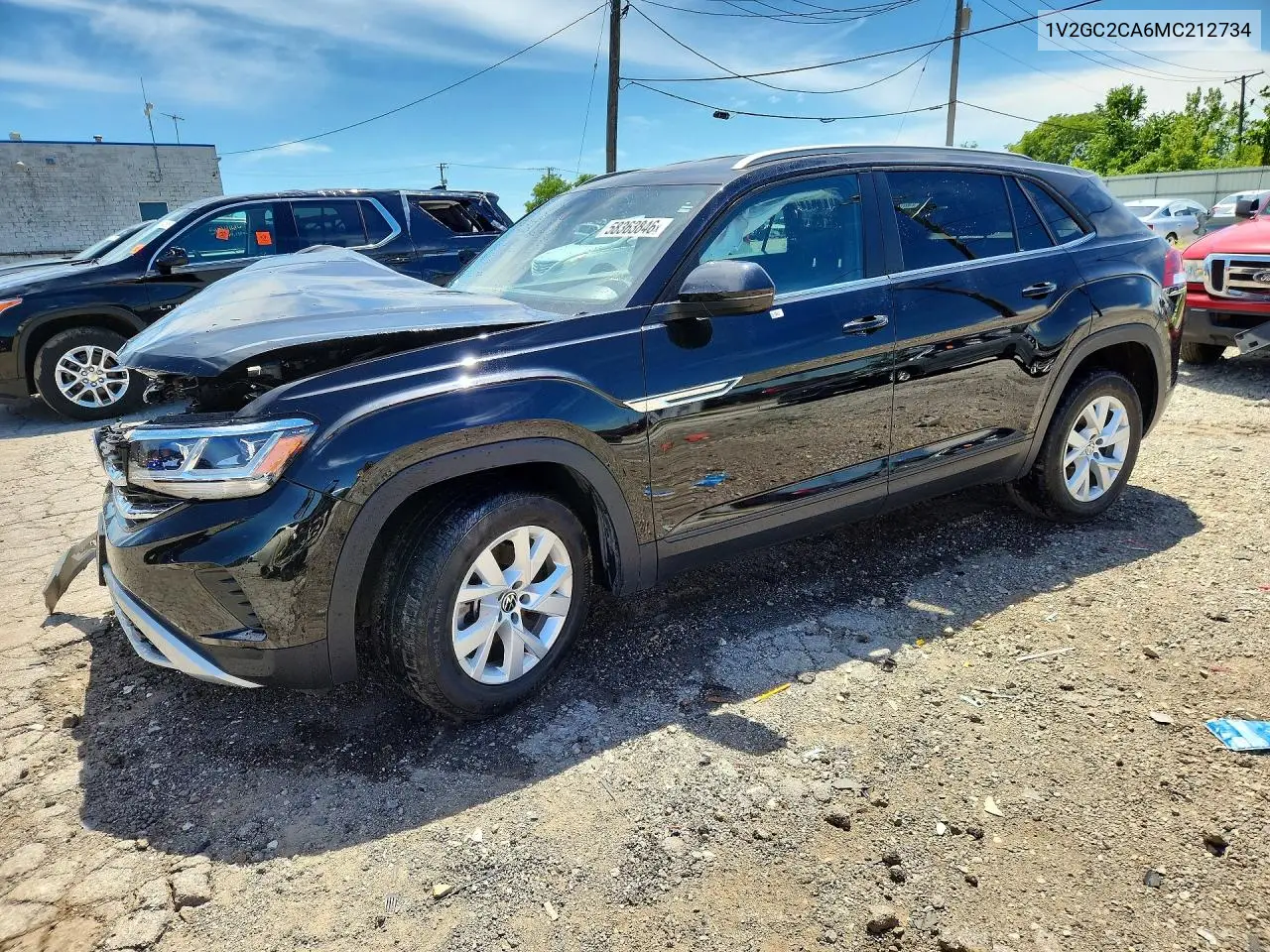 2021 Volkswagen Atlas Cross Sport S VIN: 1V2GC2CA6MC212734 Lot: 58363846