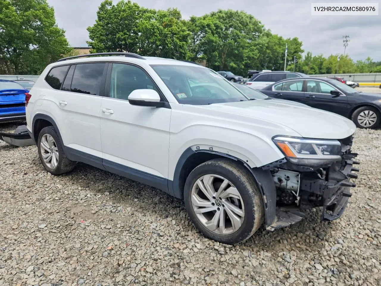 2021 Volkswagen Atlas Se VIN: 1V2HR2CA2MC580976 Lot: 58685906