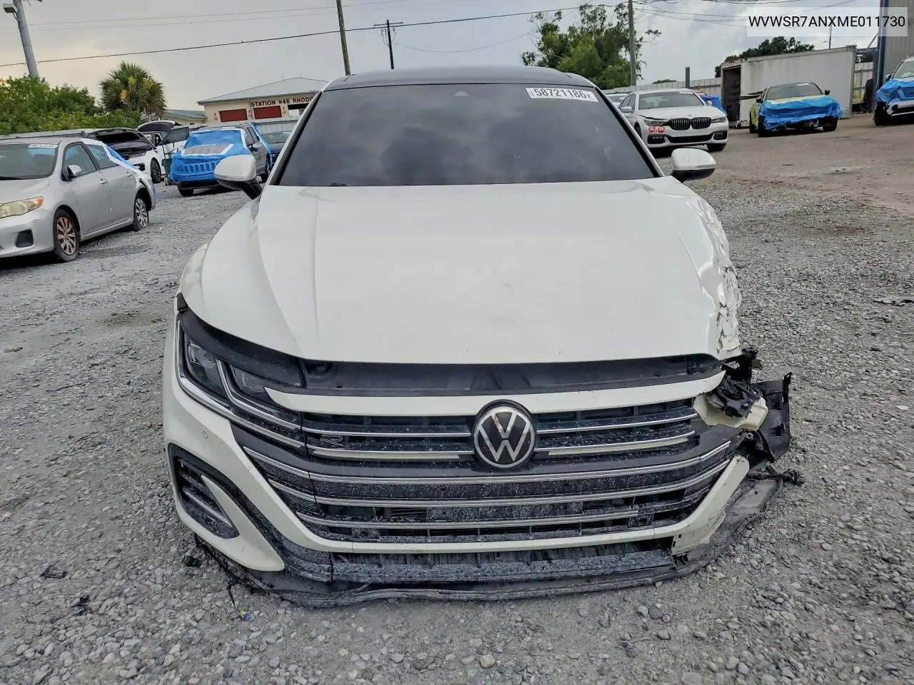 2021 Volkswagen Arteon Sel R-Line VIN: WVWSR7ANXME011730 Lot: 58721186