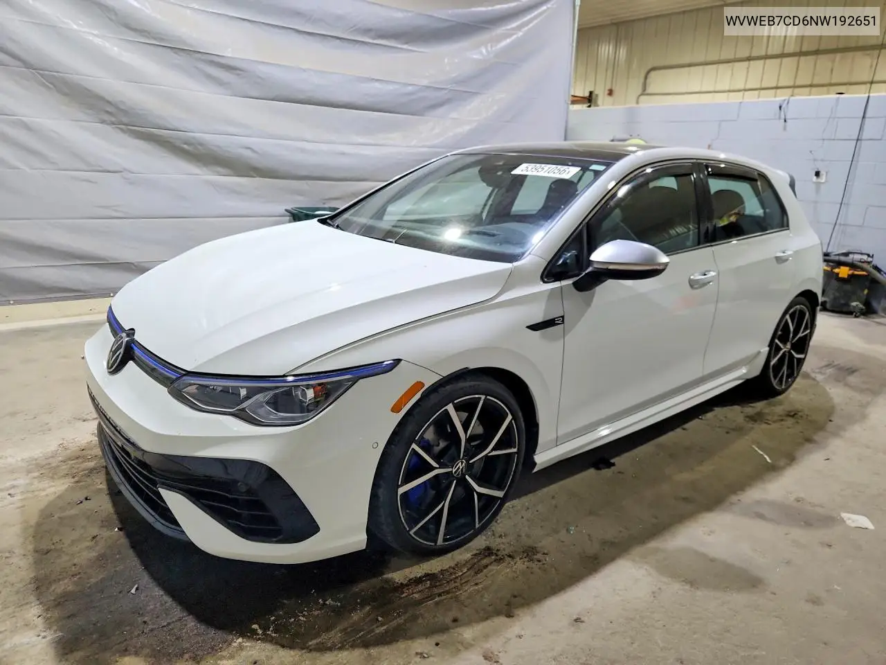 2022 Volkswagen Golf R VIN: WVWEB7CD6NW192651 Lot: 53951056