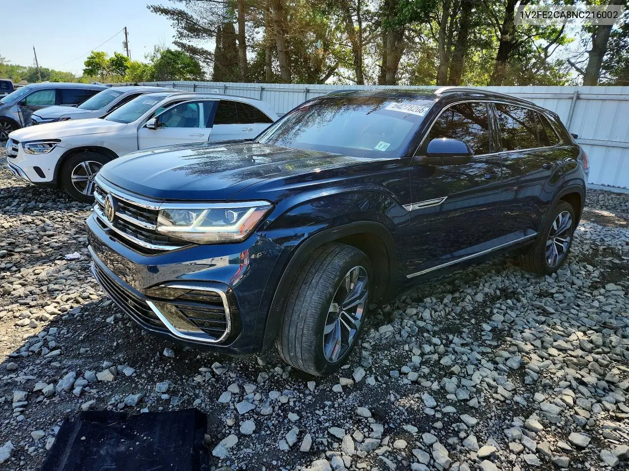 2022 Volkswagen Atlas Cross Sport Sel Premium R-Line VIN: 1V2FE2CA8NC216002 Lot: 54278266