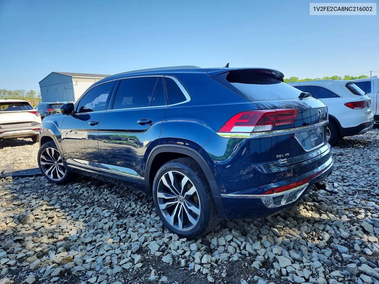 2022 Volkswagen Atlas Cross Sport Sel Premium R-Line VIN: 1V2FE2CA8NC216002 Lot: 54278266