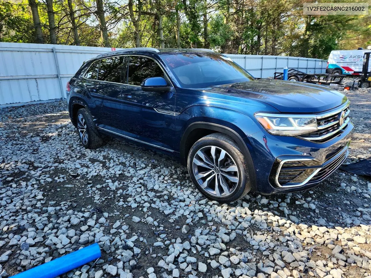 2022 Volkswagen Atlas Cross Sport Sel Premium R-Line VIN: 1V2FE2CA8NC216002 Lot: 54278266