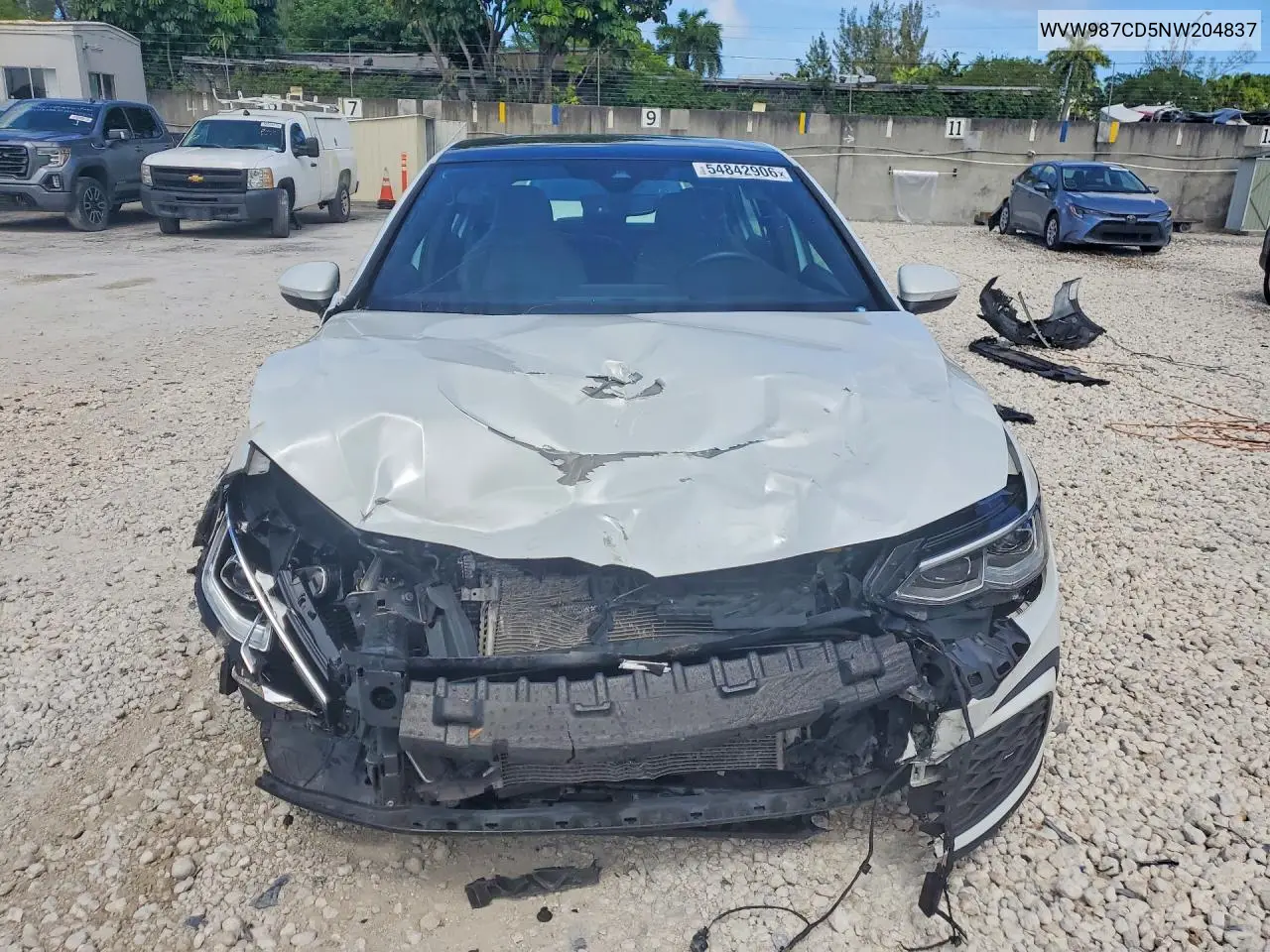 2022 Volkswagen Gti Se VIN: WVW987CD5NW204837 Lot: 54842906
